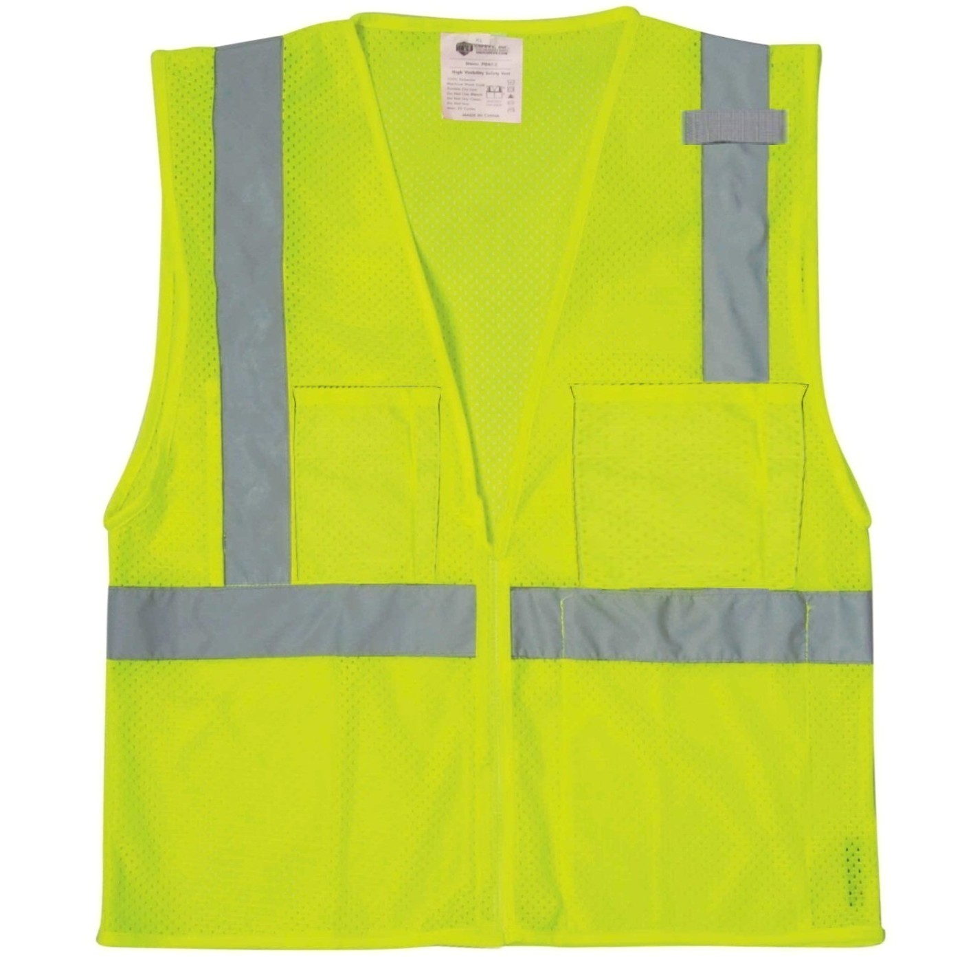 green vest black shirt